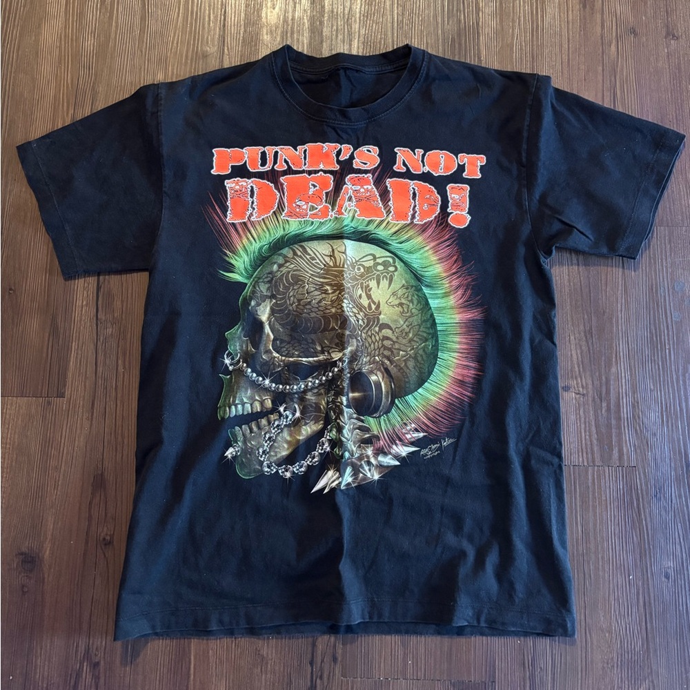 Y2K SKULL T SHIRT